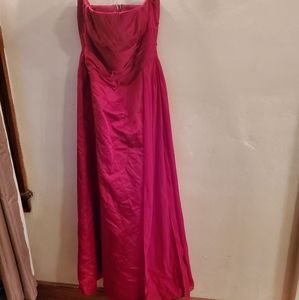 Women Red bridesmaids or prom dress